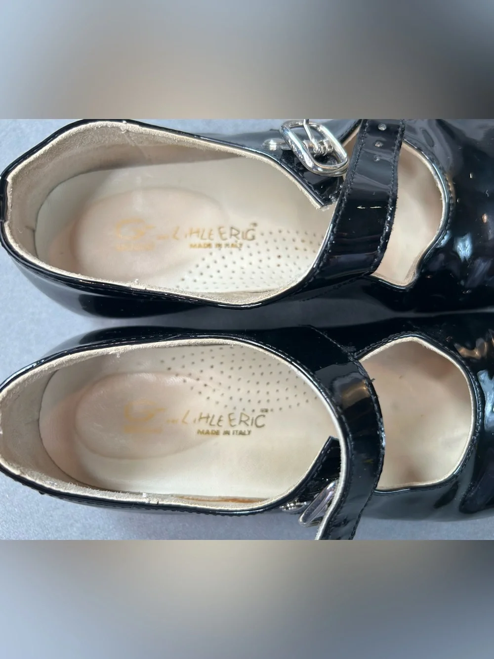 Girls Black‎ Patent Mary Jane Shoes by Little Eric Size 30